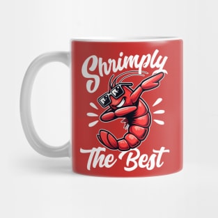 Shrimply the Best Shrimp Pun Mug